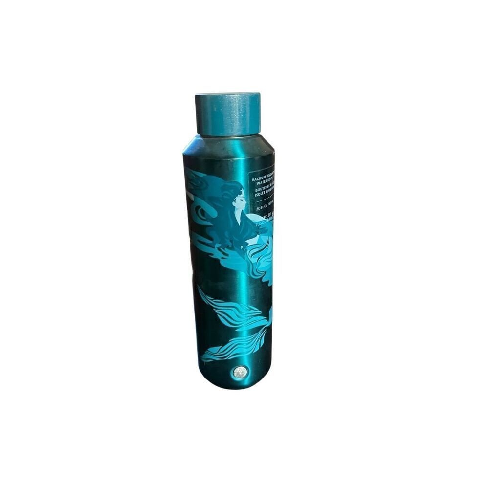Starbucks 2023 Teal Mermaid Vacuum Insulated Stainless Water Bottle 20oz NWT
